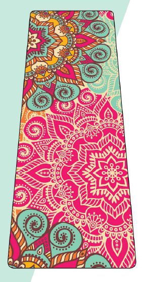 Pranvish Rectangle Grip Suede Yoga Mat, Feature : High Comfort Level,  Pattern : Printed at Best Price in Ahmedabad