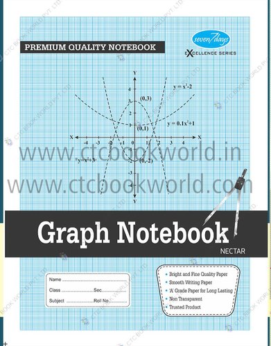 Nectar Seven Days Graph Notebook, Size : 29 x 21 cm