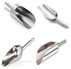 Stainless Steel Scoops, Color : Silver