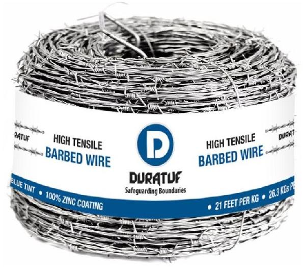 Iron IS7887 IS280 IS278 Barbed Wire, for Fence Mesh, Length : 540 Feet