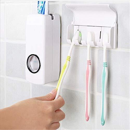Platics Toothpaste Dispenser, Color : White