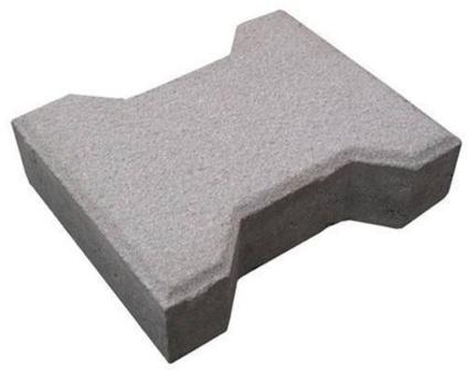Gray Rectangular Polished Concrete Interlocking Bricks, Size (Inches) : 10x10 Inch