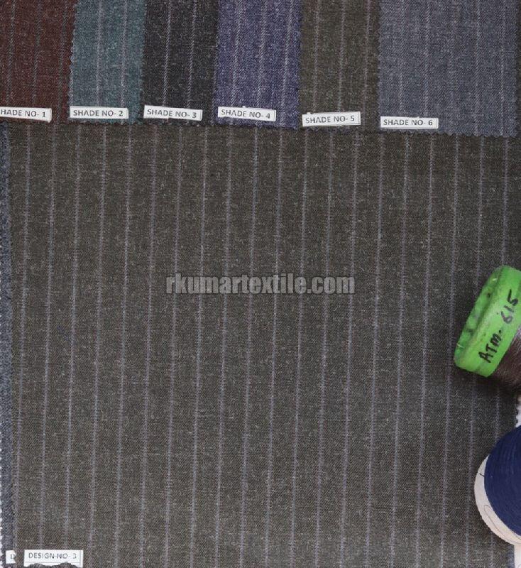 Poly Viscose Wool Look Suitings Fabric, Width : 58