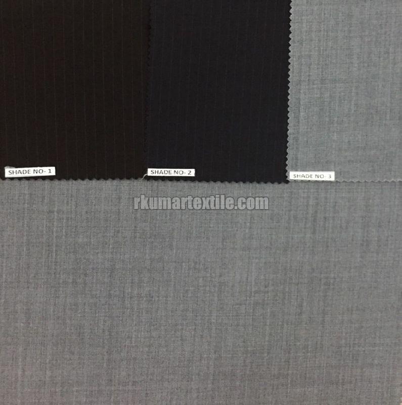 Poly Wool Suitings Fabrics