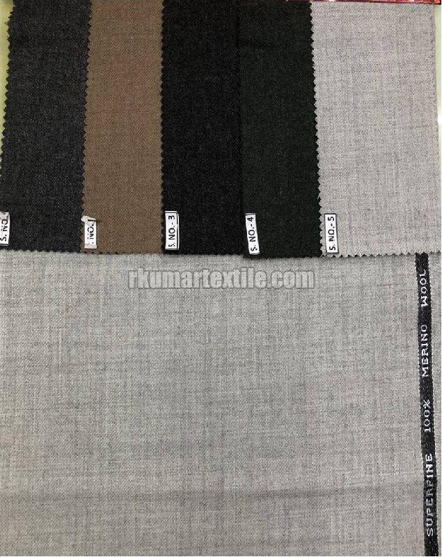 Wool Fabric, for Suiting, Pattern : Plain at Best Price in Bhilwara