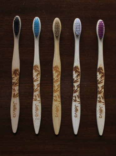 Laser Engraved Bamboo Toothbrush