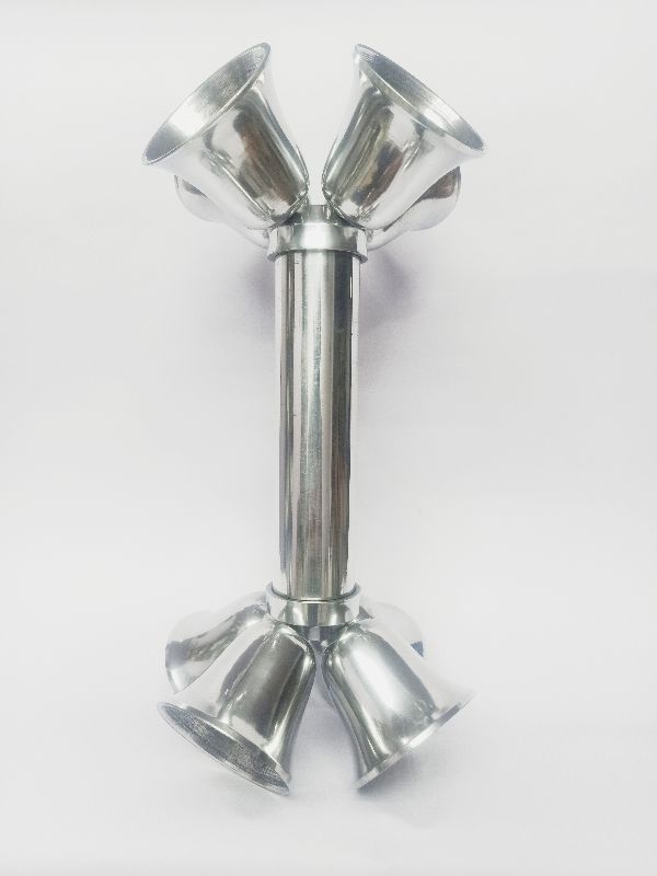 Aluminium Polished Odudua Bell, Size : 12 Inch