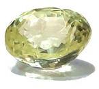 3.40 Carat Yellow Sapphire Gemstone