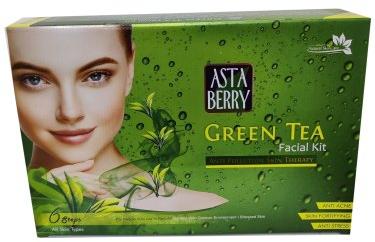 Astaberry Green Tea Facial Kit, Packaging Size : 450 ml