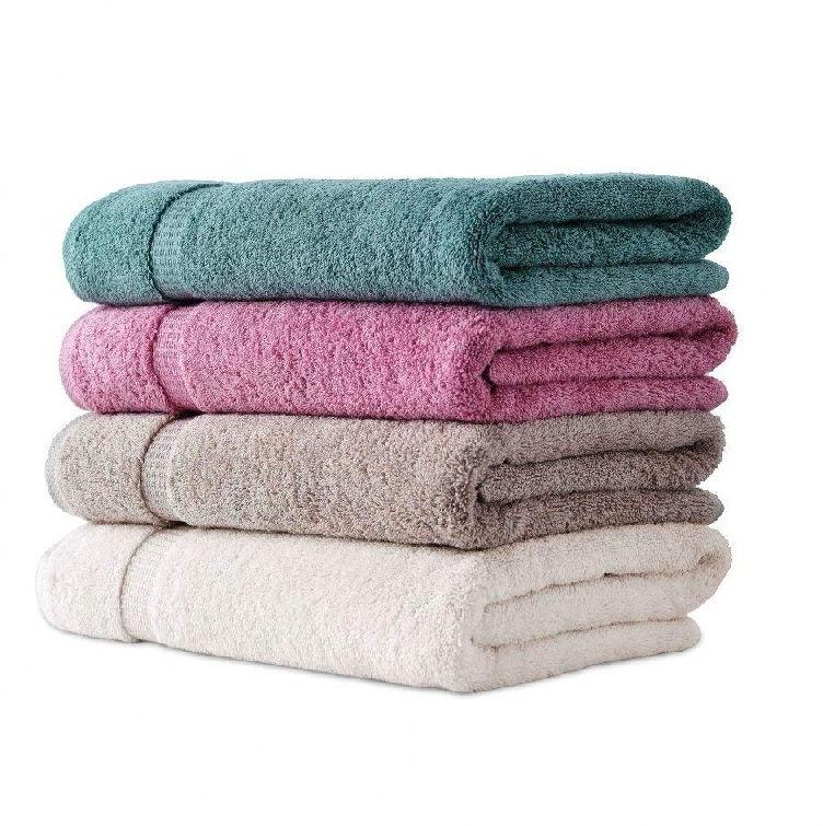 Plain Terry bath towels, Feature : Easily Washable, Impeccable Finish, Softness