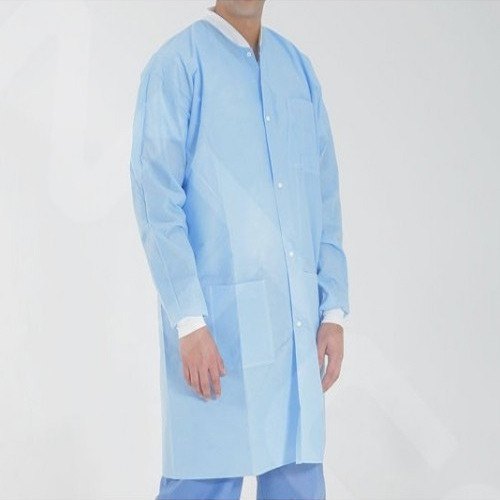 Plain Disposable Lab Coat, Size : M