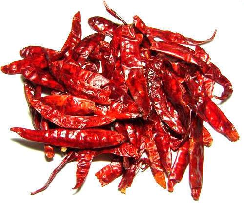 With Stem dried red chilli, Certification : FSSAI Certified