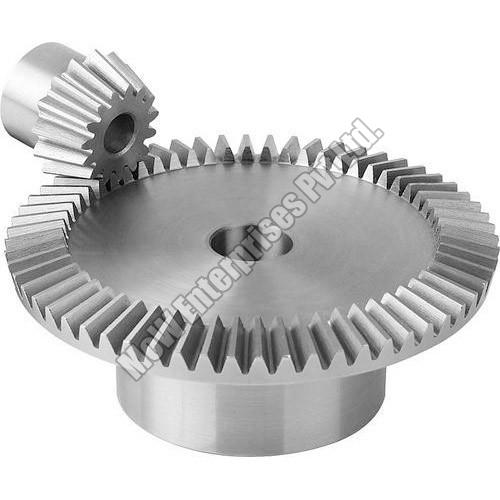 Polished Straight Bevel Gear, for Automobiles, Shape : Round