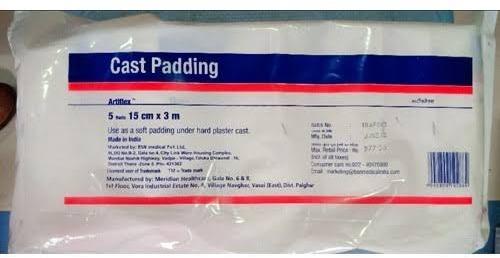 Cotton orthopaedic cast padding, for Surgical Dressing, Surgical Use, Feature : High Fluid Absorbency