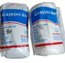 Cotton gamjee roll, for Clinic, Hospital, Laboratory, Pattern : Plain
