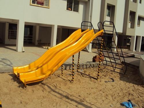 FRP Wave Slide, for Play Ground, Pattern : Plain