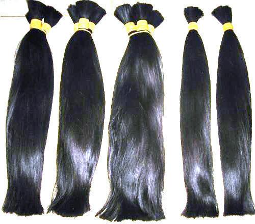 Double Drawn Human Hair Extension, Style : Straight, Wavy