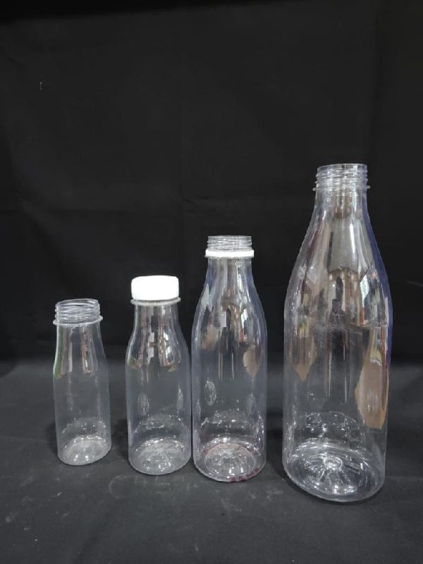 Milk Plastic Bottle, Color : Transprent