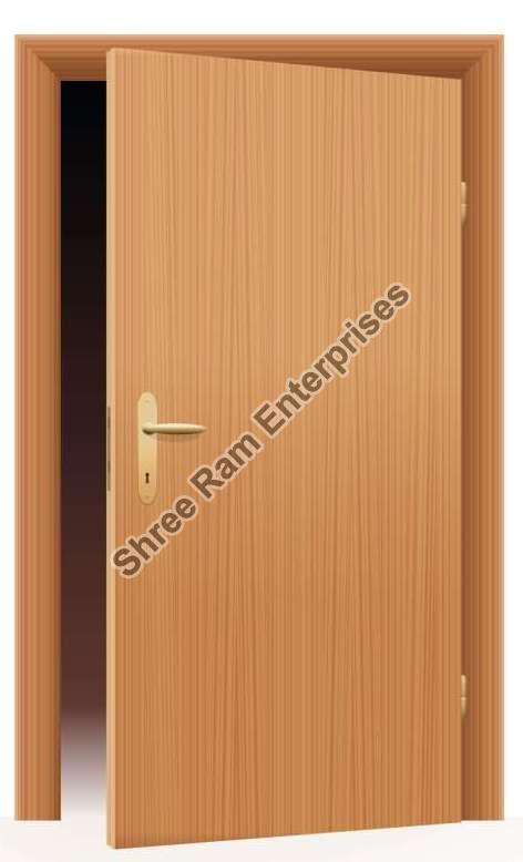 Plain Wood Polished Waterproof Flush Door, Position : Interior