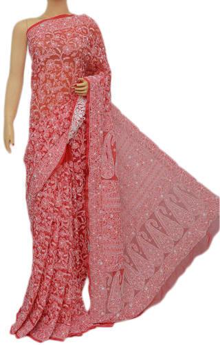 Ladies Chikankari Saree