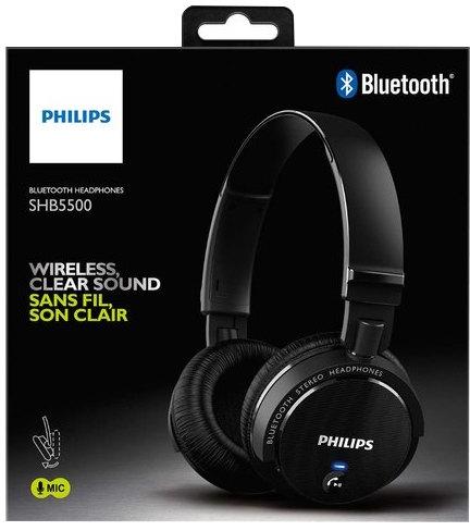 Philips Bluetooth Headphone, Color : Black