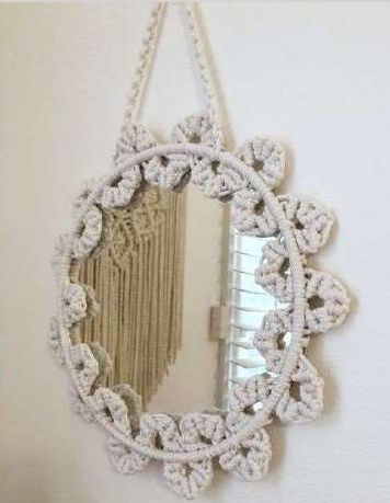 Macrame Wall Mirror