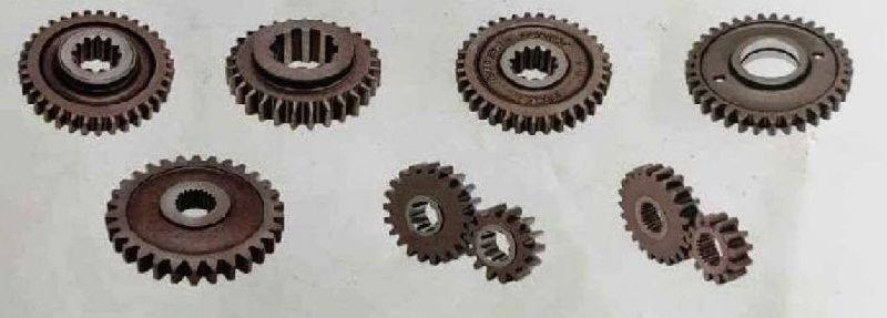 Mild Steel Polished Spur Tractor Gears, Shape : Round