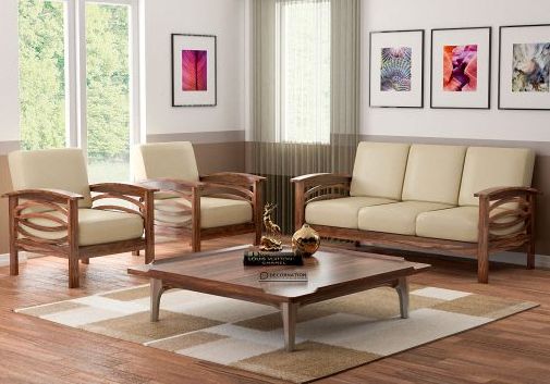 5 Seater Wooden Sofa Set, Feature : Attractive Designs, High Strength