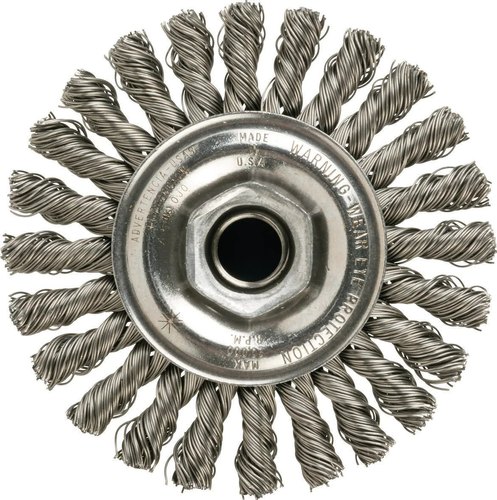 Circular Wire Brush, Color : Silver