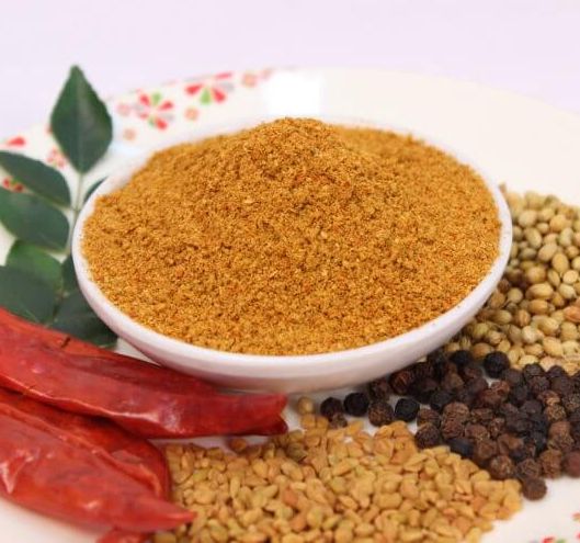 Blended Sambar Powder, for Cooking, Packaging Size : 50gm, 100gm, 200gm