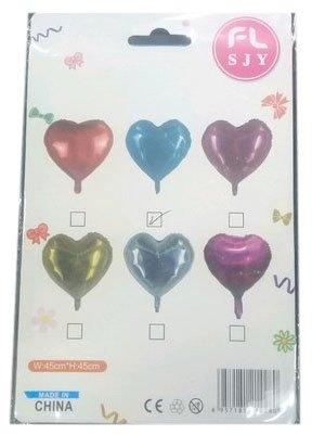 Heart Foil Balloon, Pattern : Printed