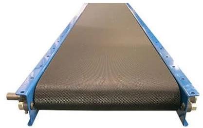 Rectangular PVC Polished Flat Conveyor Belt, for Industrial, Certification : ISI Certified