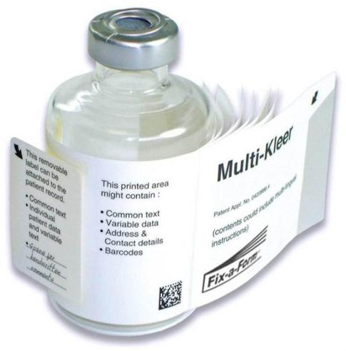 Paper Printed Pharma Labels, for Pharmaceuticals