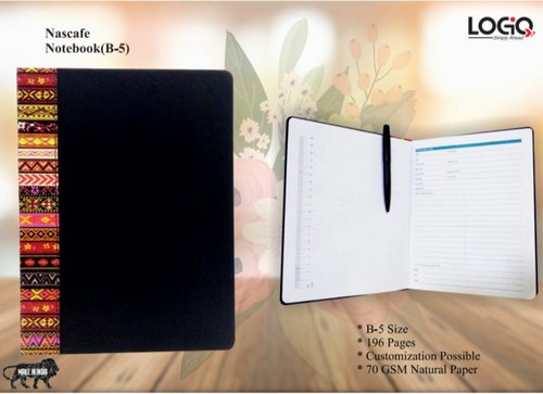Notebook Diary, Color : Black