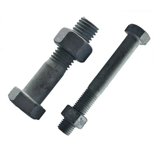 Hexgonal Polished Carbon Steel Bolts, for Fittings, Certification : ISI Certified