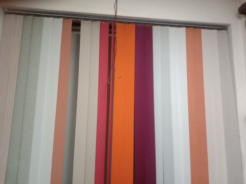 Polyester Curtain Blind, Color : Brown