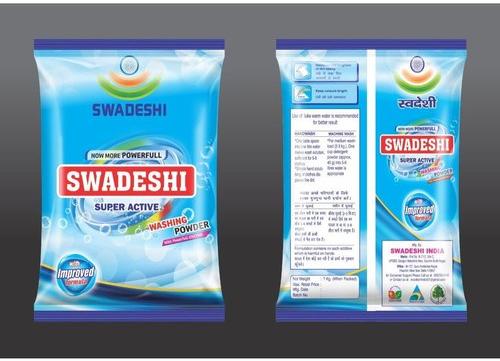 Printed Plastic Detergent Laminated Pouches, Packaging Type : Packet
