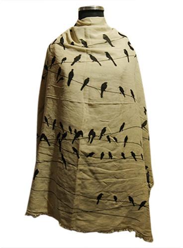 Woolen shawl, Size : 100*200 Cm
