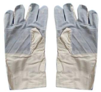 Plain Leather Hand Gloves, Size : M