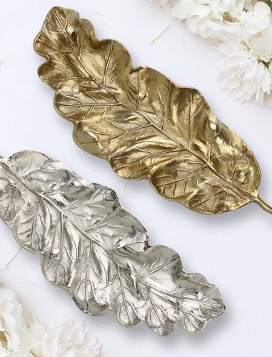 Decoration Metal Leaf, Color : Sliver Golden