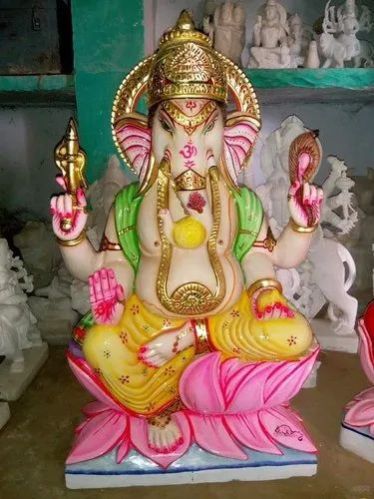 Printed Marble Ganesha Statue
