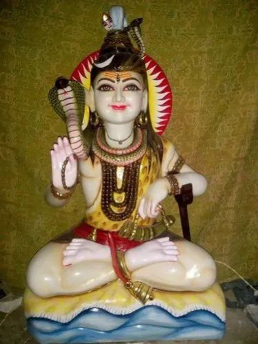 Printed Marble Shiva Statue