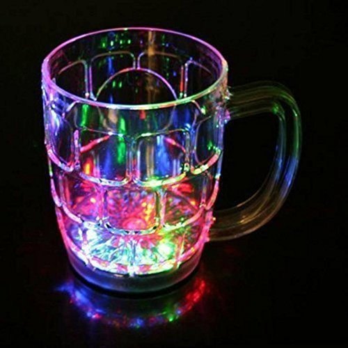 Led Light Glass Mug