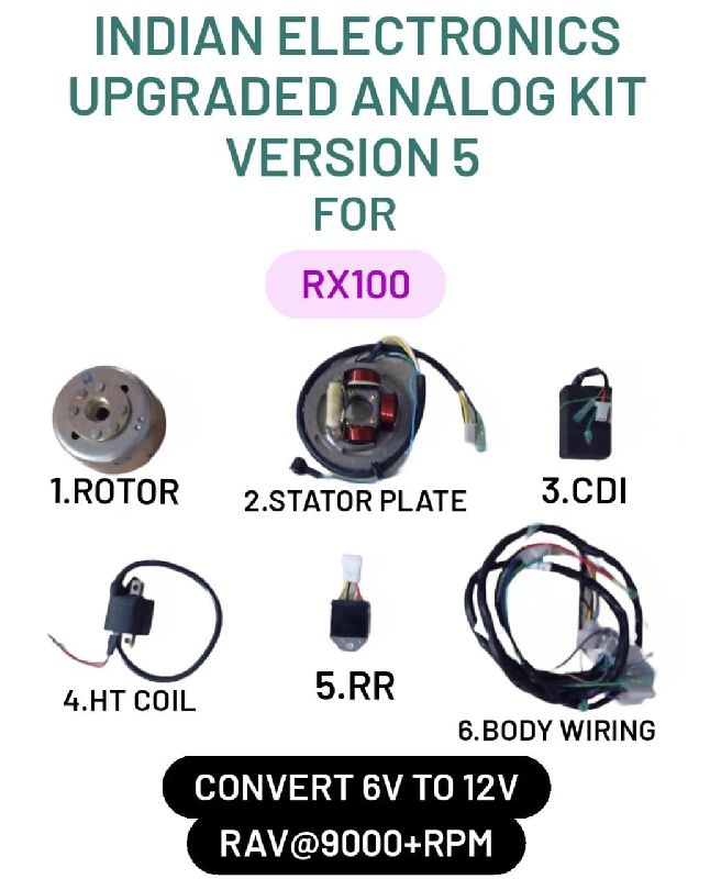 RX100 ANALOG CDI IGNITION PERFORMANCE KIT