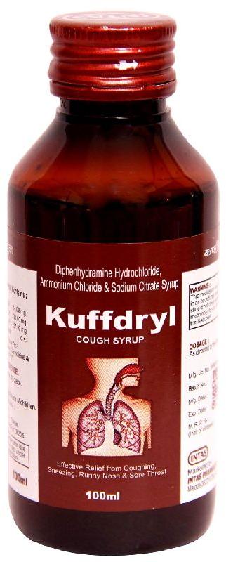 Kuffdryl Syrup, for Pharmaceutical Industry, Purity : 100%