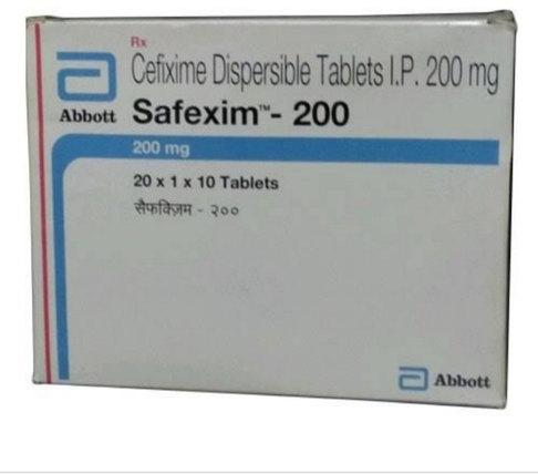 Safexim 200 MG Tablet, Grade : Pharma Grade