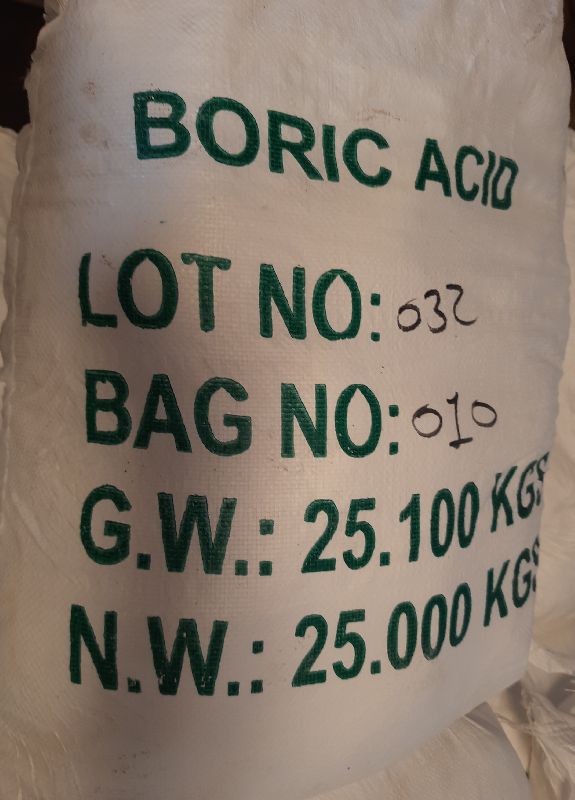 Boric Acid Powder, for Industrial, Packaging Type : Plastic Bag