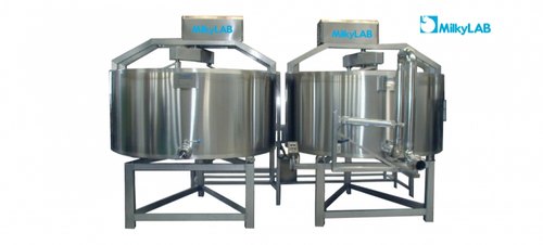 Stainless steel Electric Semi-Automatic Cheese Vat, for Industrial