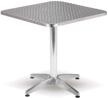 Square SS Canteen Table, Color : Silver