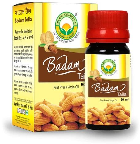 Badam Oil at Rs 300 / Bottle in Ghaziabad | Basic Ayurveda